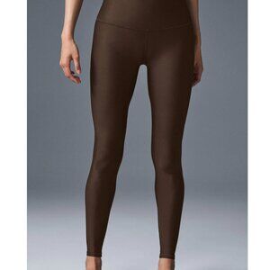 ALO Yoga Airlift 7/8 Chocolate Espresso Brown Leggings XS
